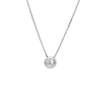 Collana Gioielleria Dossena  Donna in Oro bianco Diamante 204742  SONGA